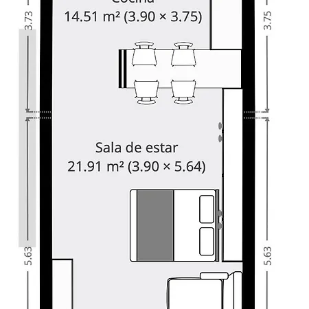Modern & Elegant Loft Lejlighed *